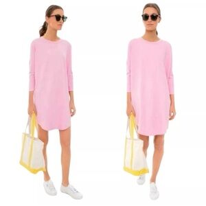 Pomander Place Tuckernuck Pink Sue Sweatshirt Tunic T-Shirt Dress Womens xs/s